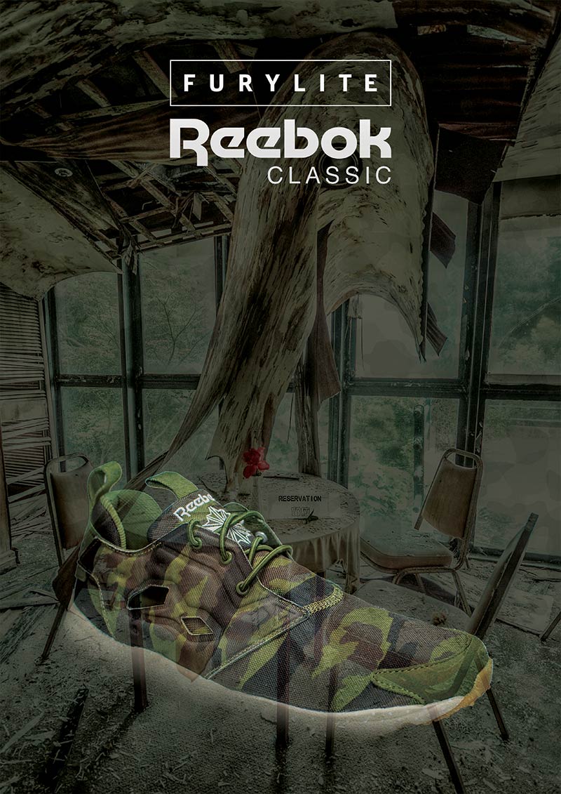 Reebok Furylite A6 postcard | Canopy Green